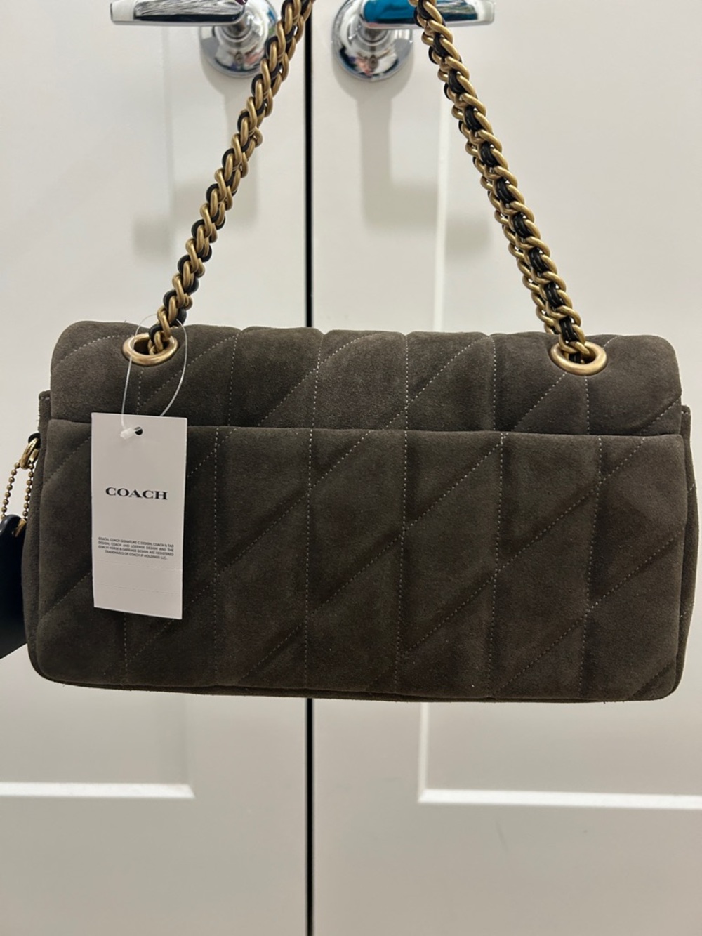 Coach (NWT) Tabby Shoulder Bag 26 With Quilting in Olive - Picture 7 of 17